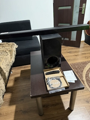 Soundbar Samsung HW-M550 EN, 3.1, 340 W, Subwoofer wireless, Negru