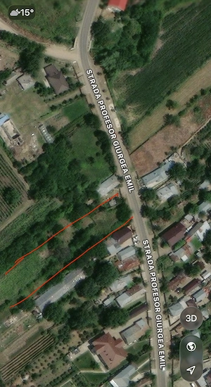 Teren intravilan 1.545 mp   Jariștea