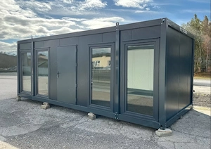Container maritim comercial transformat   Birou Magazin 20 de picioare
