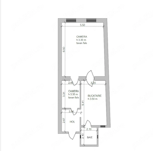 De vânzare apartament 71 mp  birou zona centrală - imagine 12