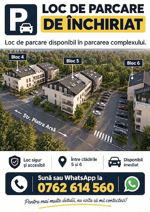 Inchiriez loc de parcare UNO Brasov