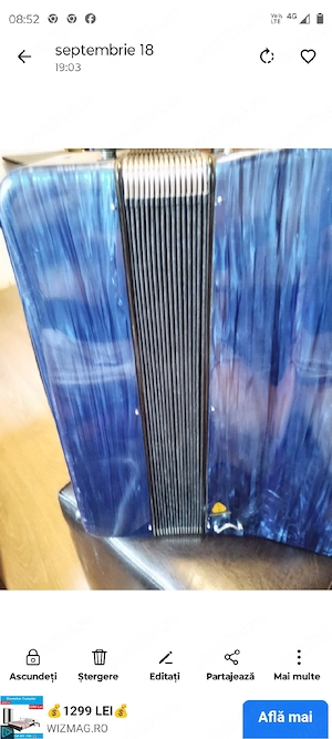 vând acordeon Weltmaister Stela 96 bași venit curând din Germania sună  