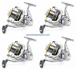 Set 4 mulinete Crap si Somn, CH 9000, cu 11 rulmenti, tambur LongCast   produse noi