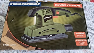 Slefuitor Cu Vibratii Heinner Asv001, 180W, 10000 rpm, 187 mm