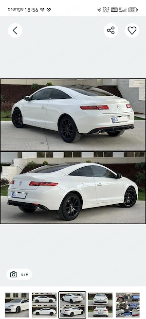 Renault Laguna Coupe GT 180cp - imagine 2