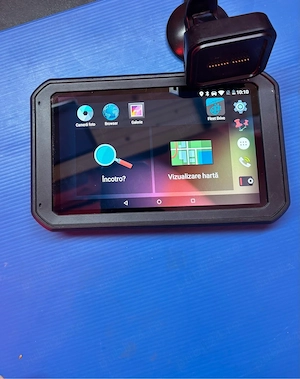 Sistem de navigație GPS Profesional Camion   Flotă   Garmin Fleet 790 cu Dash Cam și Suport Magnetic