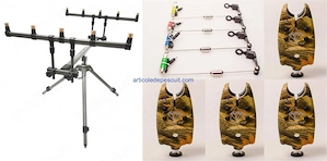 Set   RodPod cu 3 picioare + 4 senzori camuflaj + 4 swingere   produse noi