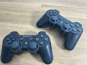 Controller DualShock 3 original Sony PS3 negru   acumulator NOU + cablu