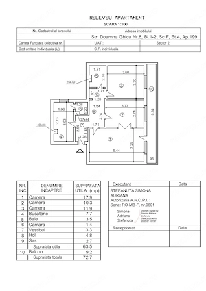Apartament 3 camere, vizavi de parc Plumbuita, 73mp - imagine 5