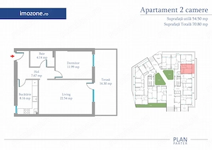 Militari-Metrou Preciziei | 2 Camere | 54.5 mp+16 mp balcon I Mutare rapida - imagine 10