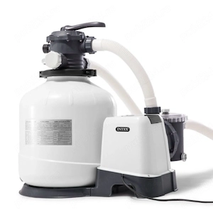 Pompa filtrare apa piscina, Intex 26652, filtru cu nisip, 12000 litri pe ora