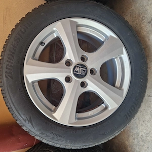 Set roți iarnă jante MSW by OZ R16 cu Bridgestone LM005 - imagine 3