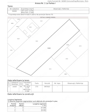 Teren intravilan 2.290 mp, Periș, Str. Orhideelor 29, deschidere 22 m la DJ 1638 