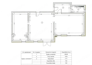 Spațiu comercial 102 mp, amenajat pentru centru educațional - Kasper Coresi - imagine 11