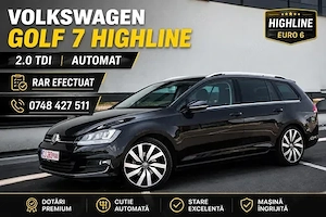 Volkswagen Golf 2.0 TDI 150 CP DSG Highline | 2014 | LED | Inmatriculat