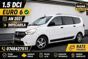 Dacia Lodgy 1.5 dCi 110 CP Laureate | 2021 | CarPlay | Camera marsarier