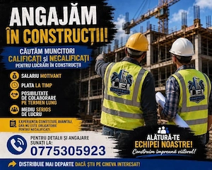 Sc Angajem Calificați și Necalificați în Construcții 