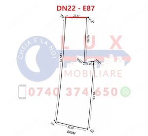 Id 7393 | teren intravilan 4.280 mp | oportunitate pentru dezvoltatori (dn22 - e87 - strada babadag) - imagine 2