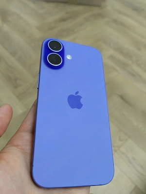 iPhone 16 reconditionat 128GB Ultramarin   impecabil, 91% baterie
