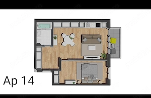 PF Vând apartament 2 camere, 58mp, et. 1, lângă Vivo Mall Cluj - imagine 9