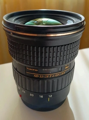 Obiectiv Tokina 12-28mm F4 AT-X Pro, montura EF Canon