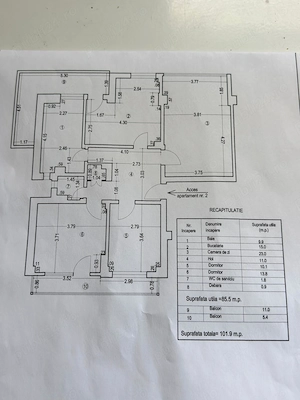 Apartament 3 camere et 1 Calea lui Traian zona Lahovari - imagine 19