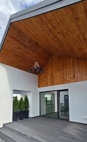 Casa Moderna Stil Nordic, 3 Camere pe Parter, Living Generos, Terasa Acoperita si Curte Proprie  - imagine 5