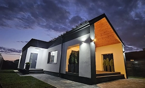 Casa Moderna Stil Nordic, 3 Camere pe Parter, Living Generos, Terasa Acoperita si Curte Proprie  - imagine 10
