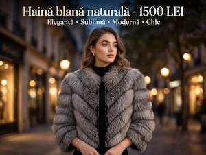 Haina vesta blana si Cojoc + blana