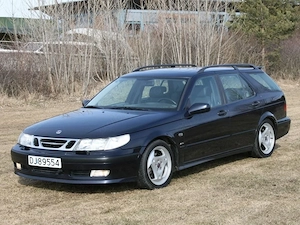 Prelungire bara fata fusta spoiler lip Saab 95 9 5 9-5 1997-2005 aspect AERO - imagine 2