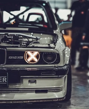 Prelungire bara fata fusta spoiler lip BMW SERIA 3 E30 non facelift 1982-1987 aspect ZENDER  - imagine 2