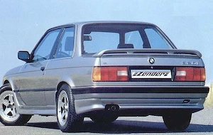 Prelungire bara spate fusta spoiler lip BMW SERIA 3 E30 non facelift 1982-1988 aspect ZENDER - imagine 7