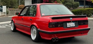 Prelungire bara spate fusta spoiler lip BMW SERIA 3 E30 non facelift 1982-1988 aspect M Technic 1 - imagine 2