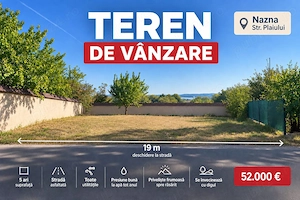 Teren de vânzare în Nazna, judet Mures - 5 ari