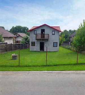 La 4km CUG-langa lac-CASA P+M 161mp -ter 500 mp-struct. lemn -fund. beton-ideala personalizare - imagine 4