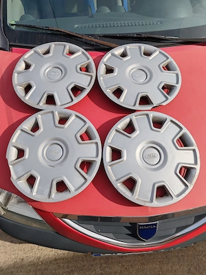 Roți tablă Ford 15" și capace originale - imagine 6