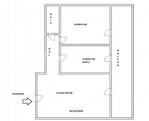 Apartament 3 camere de inchiriat cu balcon parcare Belvedere Turnisor - imagine 7