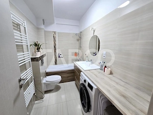 Penthouse 4 camere mobilat 2 bai 2 parcari terasa 72 mp Turnisor Sibiu - imagine 7