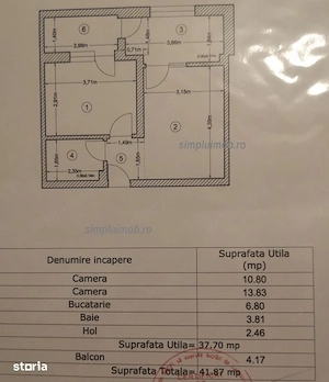 Apartament 2 camere Metrou Dimitrie Leonida - imagine 11