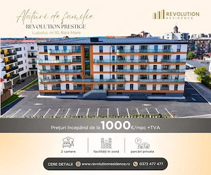 NEW! COMISION 0% - Apartament finisat cu 2 camere - str. Lupului nr 10, Baia Mare