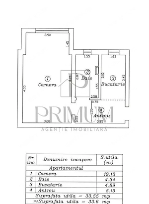 BUZIASULUI - APARTAMENT 1 CAMERA - mobilat, utilat, decomandat - imagine 7