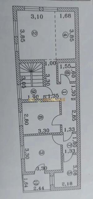 3 Camere de inchiriat | Rahova | Centrala proprie | x2 Bai - imagine 8