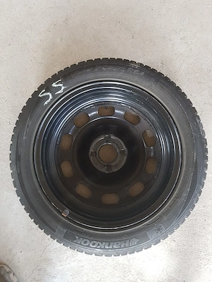 Set anvelope Hankook de iarna si jante de tabla 195/55R16 - imagine 3
