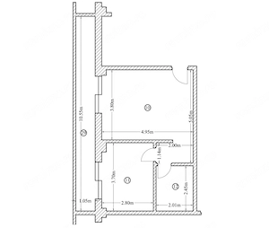 Apartament 2 camere open space Preajba - 0% comision la cumparare - imagine 2