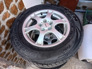 Jante aluminiu cu cauciucuri iarna Mitsubishi outlander  - imagine 2
