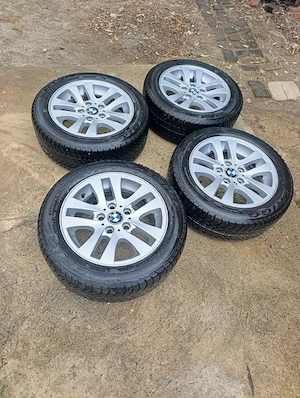 Jante plus anvelope BMW Vînd set original jante+anvelope pentru BMW,  - imagine 5