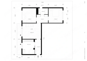 Apartament 3 camere de inchiriat - imagine 2