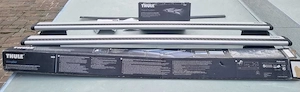 Bare Auto Transversale Thule WingBar cu sistem de prindere Rapid System 757, Seif Încastrabil - imagine 3