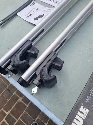 Bare Auto Transversale Thule WingBar cu sistem de prindere Rapid System 757, Seif Încastrabil - imagine 2
