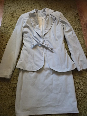 Costum de dama sacou si rochie, marimea 38 